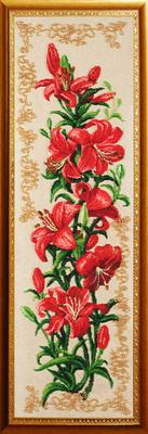 Схема картины Тюльпаны для вышивки бисером на габардине (ТК006пн5543)