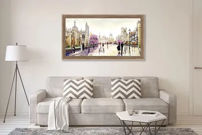 Картины в интерьере гостиной над диваном - Бізнес новини Бердянська