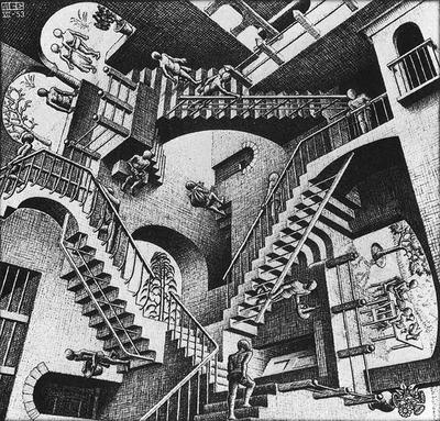 Мауриц Корнелис Эшер. Цикл | Mc escher art, Escher art, Cycling art print