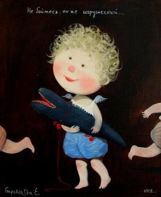 Рисуем Ангела с детьми по мотивам картины Евгении Гапчинской.: Персональные  записи в журнале Ярмарки Мастеров