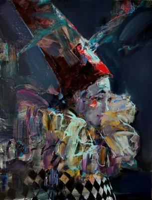 Зимний вечер» картина Федотовой Вероники (картон, масло) — купить на  ArtNow.ru