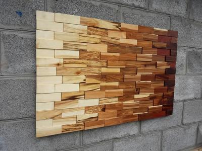 Декоративные украшения для стен из деревянных реек, досок или брусков: как  сделать своими руками деревянное панно и куда его пов | Epoxy-Wood | Дзен