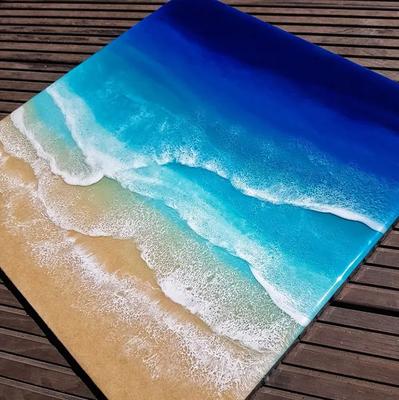 Набор для создания картины эпоксидной смолой Море 30х30 см, Art Blong,  26677537 | AliExpress