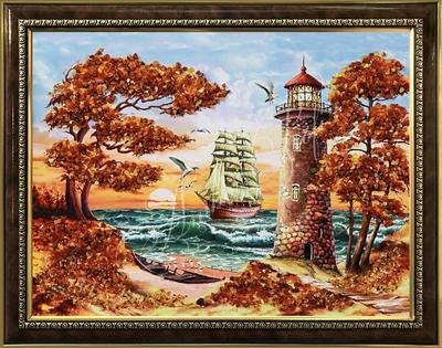 Картины из янтаря, цена 15 р. купить в Гомеле на Куфаре - Объявление  №216652156