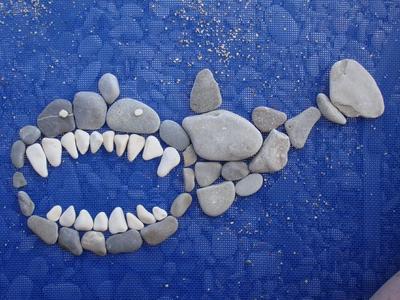 Удивительные картины из камней, найденных на пляже » BigPicture.ru