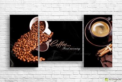 Картины Ароматный кофе, Винтаж | Модульная картина на заказ