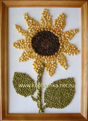 поделки из природных материалов Поделки из природного для детей 3 4 лет  #yandeximages | Sunflower crafts, Seed craft, Paper crafts