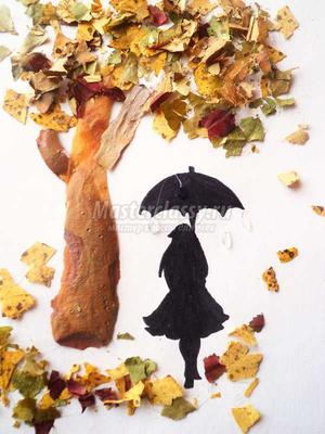 Картины: \"Падают листья.\" Осенний пейзаж. Картина природа в  интернет-магазине Ярмарка Мастеров по цене 6500 ₽ – RRM9QRU | Картины,  Москва - доставка по России