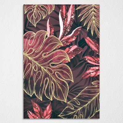 Картина Изысканные тропические листья - купить , Дизайнерские картины для  интерьера