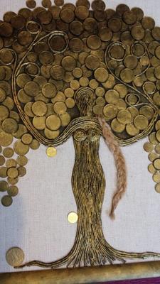 Ідеї на тему «Картины из монет» (26) | вироби з монет, вироби своїми  руками, вироби