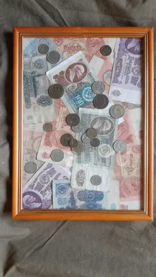 Картина денежное дерево, панно из монет, подарок и сувенир - цена 250 грн,  Украина, Запорожье — UkrGO.com.ua