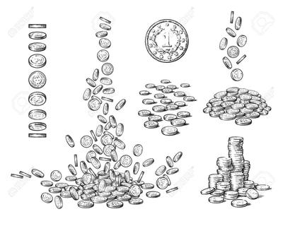 Объёмная картина ручной работы (панно) в виде клада монет купить в Минске,  Беларуси.