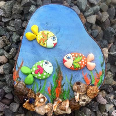 Панно из морских камней: идеи. Идеи декора из морских или речных камней |  Ladynweb.ru