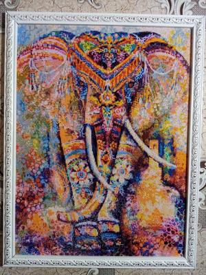 Картины: Индийский слон. Алмазная мозаика в интернет-магазине Ярмарка  Мастеров по цене 6732 ₽ – QL0KMRU | Картины, Шира - доставка по России