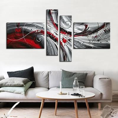 80х125 см, Красное дерево Модульная картина из нескольких частей на холсте  - Купить модульную картину в спальню, гостиную, офис недорого Украина, цена