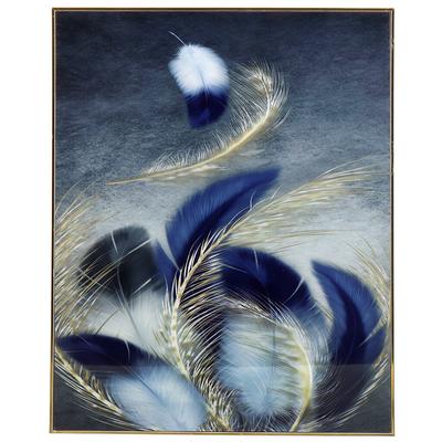 Интерьерная картина на холсте \"Текстура перьев птицы\" размер 45x60 см -  купить по низкой цене в интернет-магазине OZON (754443092)