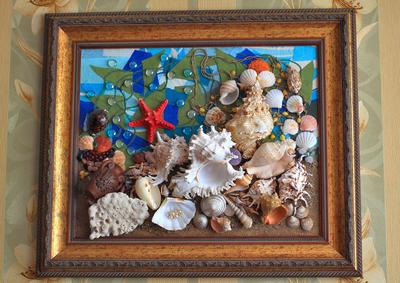 Wreath on the door made of shells /Венок на дверь из ракушек своими руками  / DIY Tsvoric - YouTube