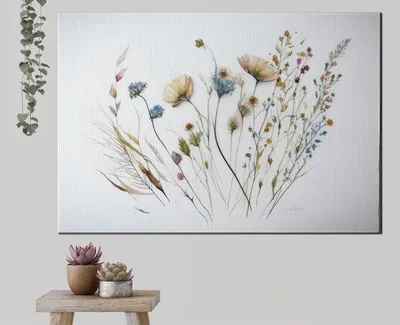 Использование искусственных цветов и растений в композиции из сухоцветов