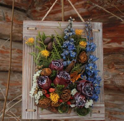 Купить Букет из сухоцветов, предметы декора для гостиной, настоящие цветы,  натуральные высушенные на воздухе материалы, сделанные своими руками,  смешивайте и подбирайте готовые подарки | Joom