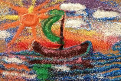 Мастер-класс по созданию картин из цветного песка