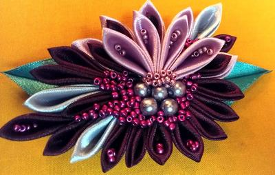 Картина 3d из цветов канзаши.: 550 000 сум - Иные предметы интерьера  Ташкент на Olx