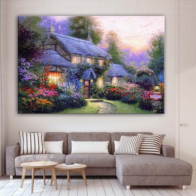 Картина на холсте Томас Кинкейд - Великолепие вечера: - Арт. 051274 |  Купить в интернет-магазине - Уютная стена