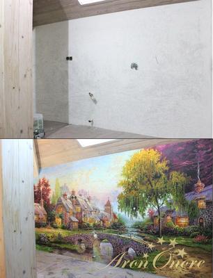 Вятские картины на холсте \"Томас Кинкейд пейзаж 63\" на подрамнике / декор  для дома / интерьер / на стену | AliExpress