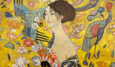 Картина Поцелуй Густав Климт купить репродукцию на холсте - Галерея Бэнкси