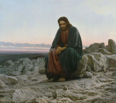 Христос в пустыне (картина Крамского) — Википедия