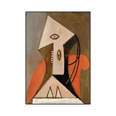 Пабло Пикассо Портрет - Кубизм картины и фрагменты, карточки Монтессори  скачать