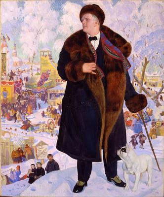 Портрет Ф. И. Шаляпина (картина Кустодиева) — Википедия
