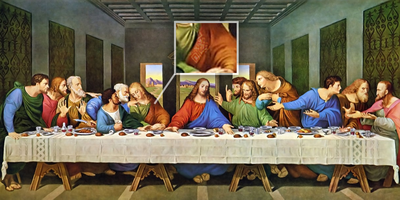 Картина Леонардо да Винчи «Тайная вечеря» купить