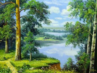 Картина «Лес весной» - Арт Галерея Мост