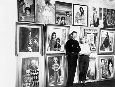 История одной фотографии: Маргарет Кин доказывает авторство своих картин,  1970 год | MAXIM