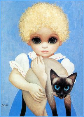 Маргарет Кин - Ребенок с котом: Описание произведения | Артхив
