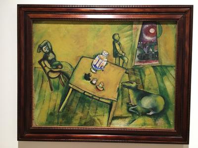 История пропажи эскиза картины Марка Шагала «Над Витебском» и его  неожиданная находка