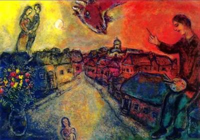 Marc Chagall | Chagall paintings, Marc chagall, Painting