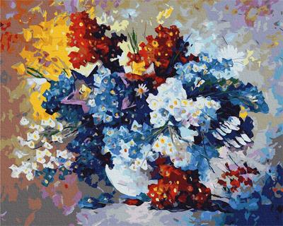 Рисунок цветка масляными красками» — создано в Шедевруме