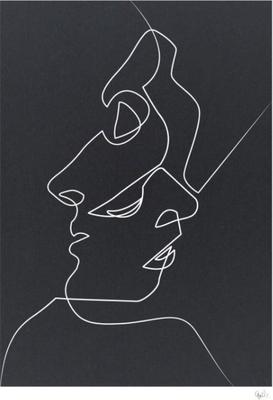 Купить картину «Геометрический минимализм - Шестиугольник» абстракция,  маркером и фломастером на бумаге, абстракционизм, Михаил Курочка |  KyivGallery