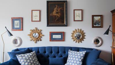 Картина над диваном: 50 идей для вашей гостиной | myDecor