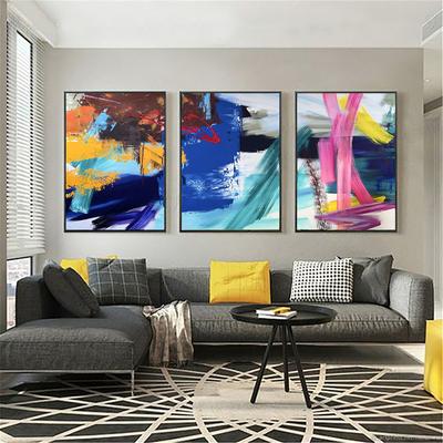 Картины и постеры над диваном в гостиной в скандинавском стиле, 20+ фото
