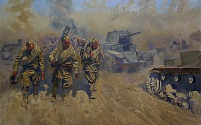 картины о великой отечественной войне художник Андрей Прохоров