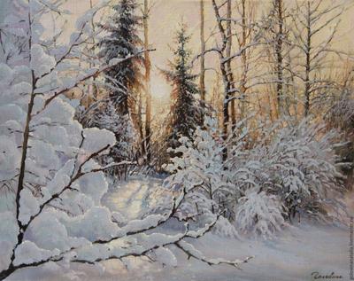 Картина Зима в Карпатах ᐉ Малышев Евгений ᐉ онлайн-галерея Molbert.