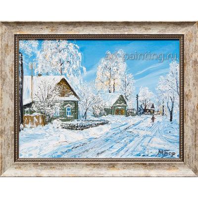 Зима в картинах русских художников (98 работ) » Картины, художники,  фотографы на Nevsepic