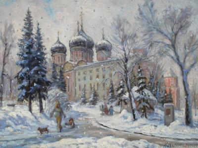Картина Зима ᐉ Бойко Ирина ᐉ онлайн-галерея Molbert.