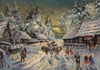 Радужная, меланхоличная, теплая. 10 произведений искусства, изображающих  зиму | Арт | Time Out