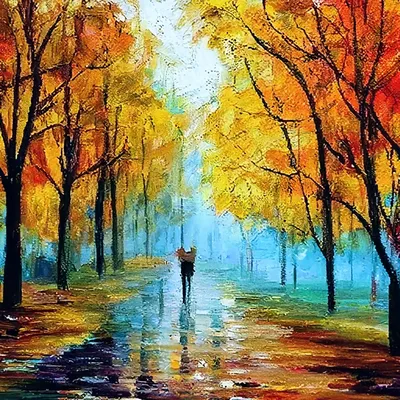 Картина 40х50 см, Осенний пейзаж, Y6-2383 в Москве: цены, фото, отзывы -  купить в интернет-магазине Порядок.ру