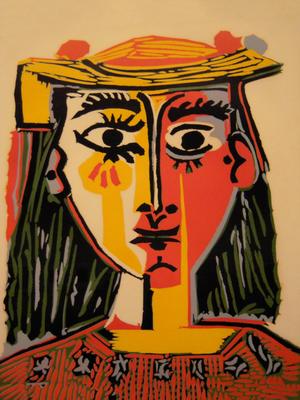 Пабло Пикассо, \"Женщина в шляпе (Ольга)\", (1935). Известность и талант  манили к величайшему художнику множ… | Pinturas de picasso, Picasso  retratos, Arte de picasso