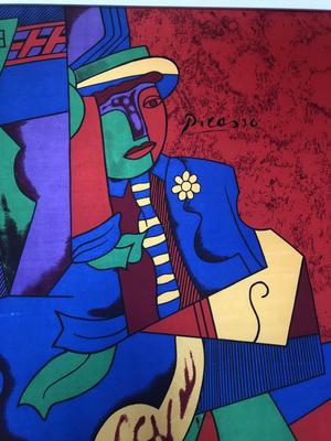 Картина на холсте Пабло Пикассо \"Женщина у окна\"