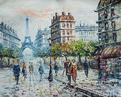 Живопись по номерам Париж из окна арт. AZ3040GP-75 купить в Могилеве